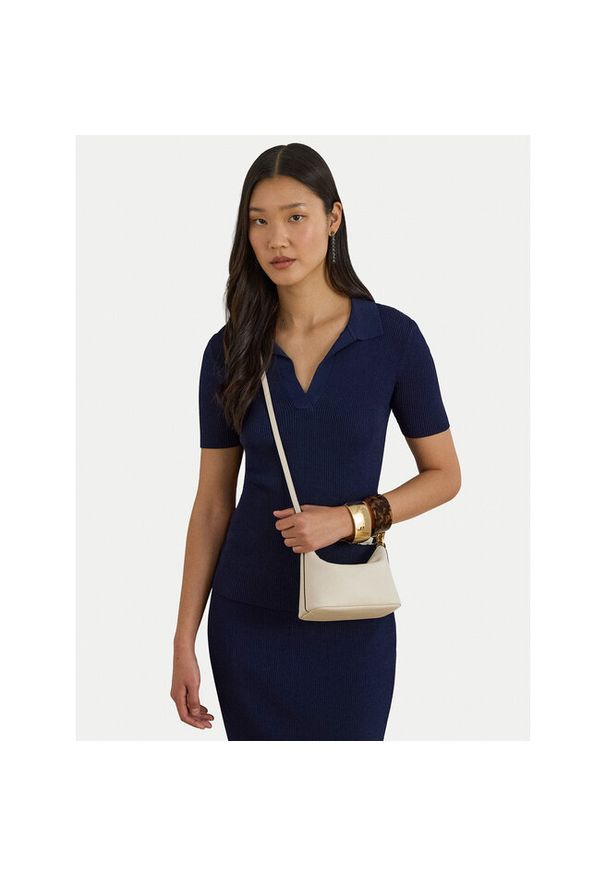 Lauren Ralph Lauren - Torebka LAUREN RALPH LAUREN. Kolor: kremowy