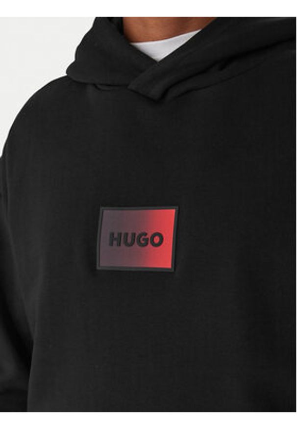 Hugo - HUGO Bluza Danohood 50553145 Czarny Relaxed Fit. Kolor: czarny. Materiał: bawełna