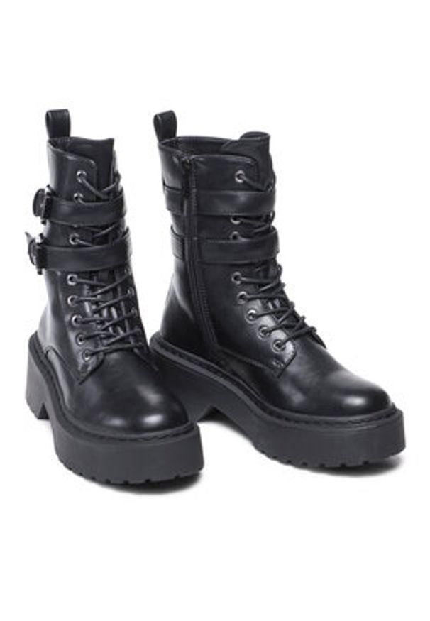 DeeZee Trapery WS5656-01 Czarny. Kolor: czarny. Materiał: skóra