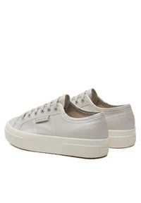 Superga Tenisówki Platform Pearl Matte Canv 2740 S21362W Szary. Kolor: szary. Materiał: materiał. Obcas: na platformie #4