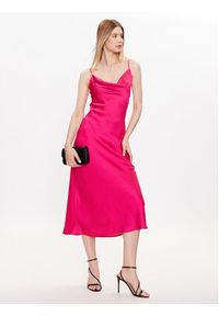Guess Sukienka koktajlowa Akilina W3GK85 WD8G2 Różowy Regular Fit. Kolor: różowy. Materiał: syntetyk. Styl: wizytowy #5