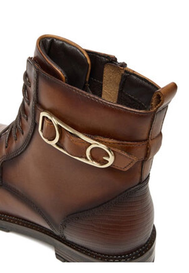 Lasocki Trzewiki CEO-WB-GINEVRA-34 Brązowy. Kolor: brązowy. Materiał: skóra