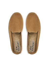 Manebi Espadryle Hamptons Flat Espadrilles M 2.8 C0 Beżowy. Kolor: beżowy. Materiał: skóra, zamsz