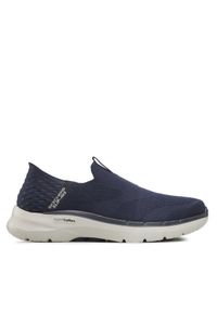 skechers - Skechers Sneakersy Go Walk 6 216278/NVY Granatowy. Kolor: niebieski. Materiał: materiał #1