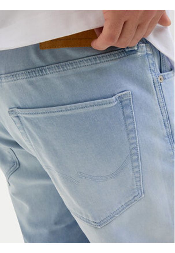 Jack & Jones Szorty jeansowe Rick 12269609 Niebieski Regular Fit. Kolor: niebieski. Materiał: bawełna