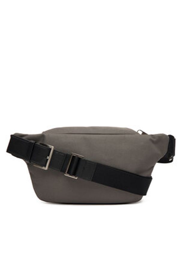Calvin Klein Saszetka nerka Contrast Belt Bag LV04D3073G Szary. Kolor: szary. Materiał: materiał