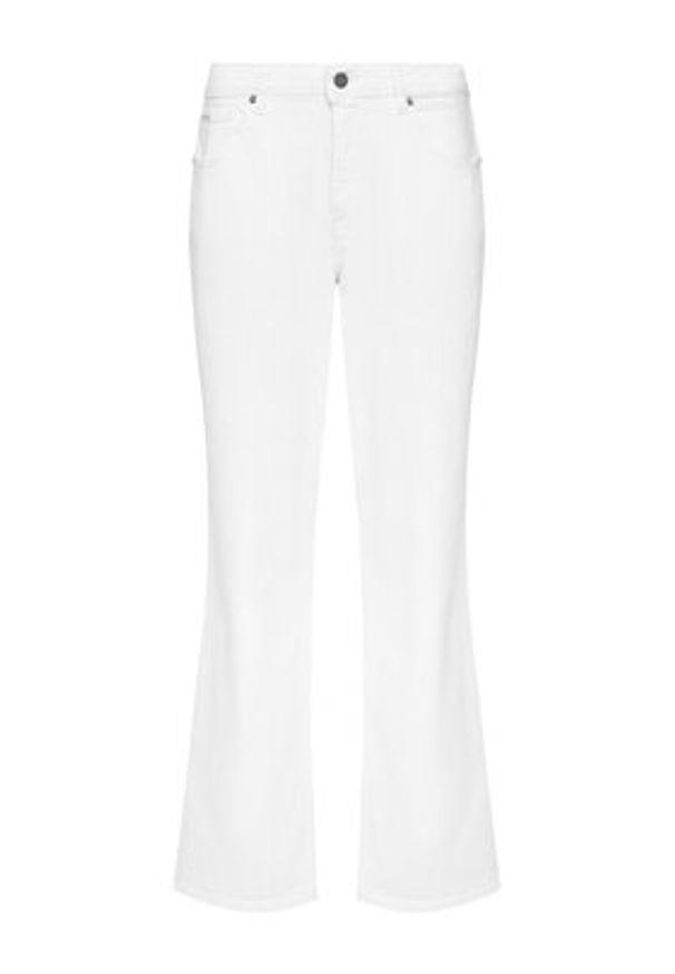 Guess Jeans Jeansy W5YA0I D0131 Biały Boyfriend Fit. Kolor: biały