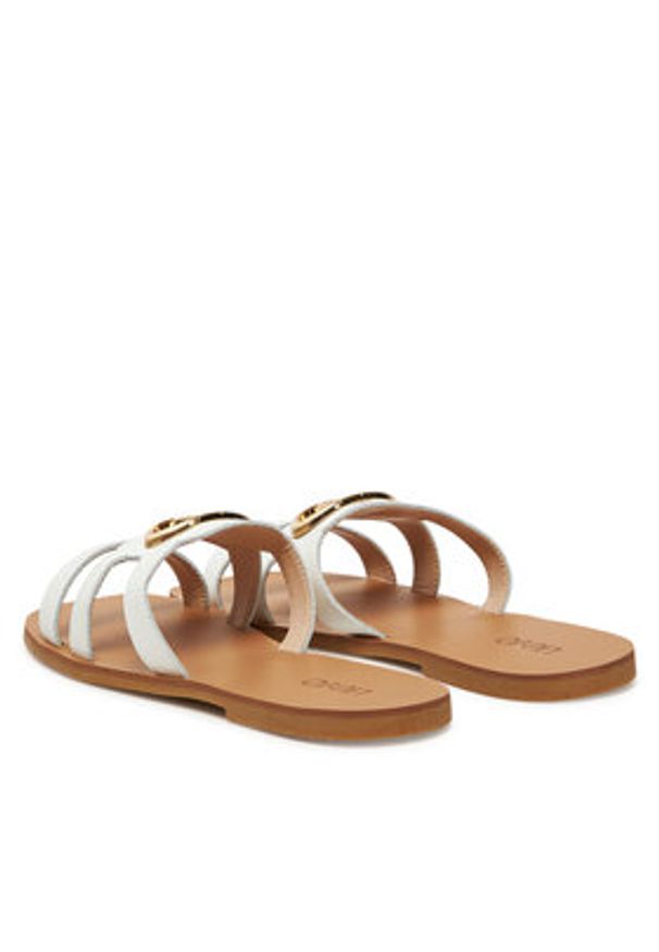 Liu Jo Sandały Saba 11 SA5083 P0102 Biały. Kolor: biały. Materiał: skóra