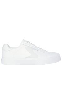 skechers - Buty damskie Skechers Eden LX Top Grade 185000W - białe. Zapięcie: sznurówki. Kolor: biały. Materiał: guma, syntetyk, skóra. Szerokość cholewki: normalna. Wzór: gładki. Model: Skechers Sport