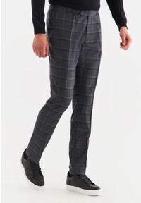 Pako Lorente - PAKO LORENTE – Spodnie garniturowe P22WP-6G-032-S-S. Materiał: wełna. Wzór: kratka #2