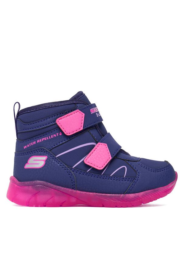 skechers - Śniegowce Skechers. Kolor: niebieski
