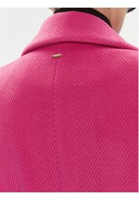 Fracomina Płaszcz FS23WC1005W48601 Różowy Regular Fit. Kolor: różowy #5