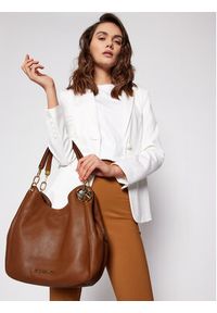 MICHAEL Michael Kors Torebka Lillie 30T9G0LE3L Brązowy. Kolor: brązowy. Materiał: skórzane #7
