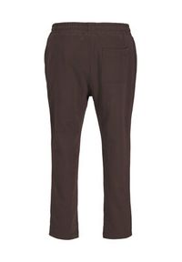 Jack & Jones Spodnie dresowe Kane Norrebro 12282553 Brązowy ciemny Relaxed Fit. Kolor: brązowy. Materiał: bawełna #5