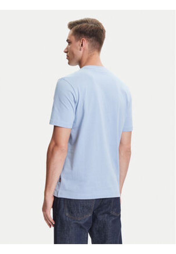 BOSS T-Shirt Te_Container 50546920 Błękitny Regular Fit. Kolor: niebieski. Materiał: bawełna