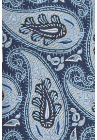Krawat Męski - Angelo di Monti - Duże Paisley, Niebieski. Kolor: niebieski. Materiał: tkanina. Wzór: paisley. Styl: elegancki, wizytowy #5