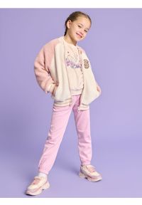 Sinsay - Spodnie dresowe - fioletowy. Kolor: fioletowy. Materiał: dresówka. Długość: długie #1