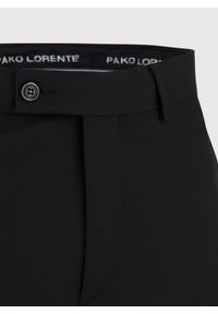 Pako Lorente - Czarne spodnie smokingowe P22SF-6S-003-C-S. Kolor: czarny. Materiał: wiskoza, poliester