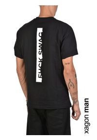 Xagon Man T-Shirt | A20082J30064 | Mężczyzna | Czarny. Okazja: na co dzień. Kolor: czarny. Materiał: bawełna. Wzór: nadruk. Styl: casual #6