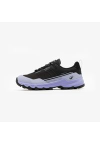 quechua - Buty turystyczne damskie Quechua MH500 Light wodoodporne. Kolor: czarny, wielokolorowy, fioletowy. Materiał: kauczuk. Szerokość cholewki: normalna. Styl: sportowy