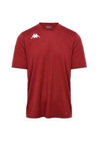 Jersey Kappa Dovo. Kolor: czerwony. Materiał: jersey. Wzór: nadruk. Sport: piłka nożna #1
