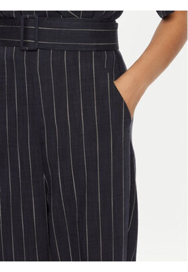 Marella Kombinezon Banana 2513241011 Granatowy Slim Fit. Kolor: niebieski. Materiał: wiskoza