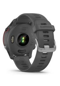 GARMIN - Garmin Forerunner 255 popielaty. Kolor: szary. Styl: elegancki, sportowy, casual