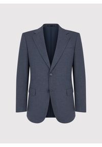 Pako Lorente - PAKO LORENTE - Granatowa marynarka garniturowa. Okazja: na spotkanie biznesowe. Kolor: niebieski. Materiał: poliester, wiskoza, elastan. Styl: biznesowy #4