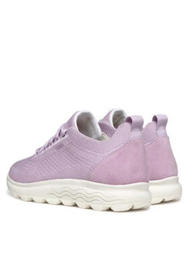 Geox Sneakersy D Spherica D15NUA 06K22 C8020 Różowy. Kolor: różowy. Materiał: materiał