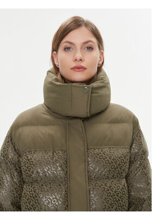 Pinko - PINKO Kurtka przejściowa Convalida 101641 A127 Khaki Regular Fit. Kolor: brązowy. Materiał: syntetyk