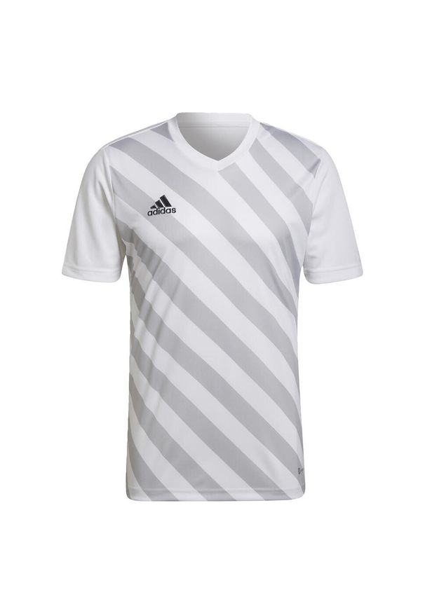 Adidas - Jersey adidas Entrada 22 Graphic. Kolor: szary, wielokolorowy, biały. Materiał: jersey. Sezon: lato. Sport: piłka nożna