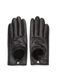 Wittchen - Damskie rękawiczki skórzane samochodowe klasyczne czarne. Kolor: czarny. Materiał: skóra. Sezon: wiosna, jesień. Styl: klasyczny #2