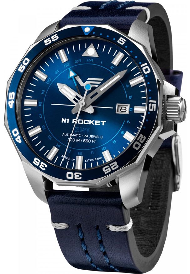 Zegarek Vostok Europe Zegarek męski Vostok Europe NH34-225A712 niebieski. Kolor: niebieski