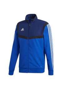 Adidas - Bluza piłkarska męska adidas Tiro 19 Presentation Jacket. Kolor: niebieski, wielokolorowy, czarny. Sport: piłka nożna