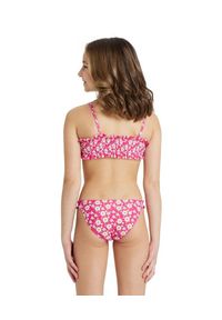 Strój kąpielowy dziewczęcy dwuczęściowy kostium na basen Arena Bikini. Kolor: różowy, biały, wielokolorowy