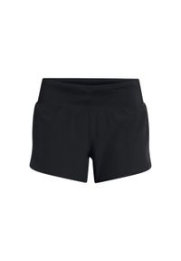 Krótkie spodenki damskie Under Armour Launch Pro. Kolor: czarny. Materiał: materiał. Długość: krótkie. Sport: bieganie #1