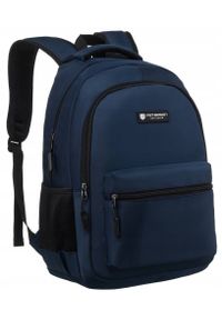 Pojemny, poliestrowy plecak męski z miejscem na laptopa - Peterson NoSize. Materiał: poliester #1
