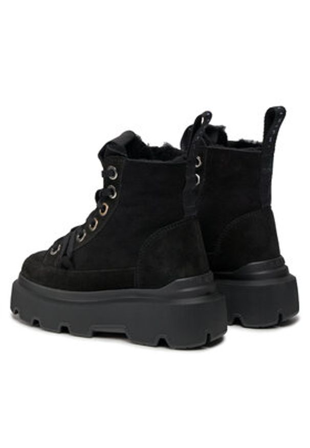 Inuikii Śniegowce Matilda 35203-028 Czarny. Kolor: czarny. Materiał: skóra, zamsz