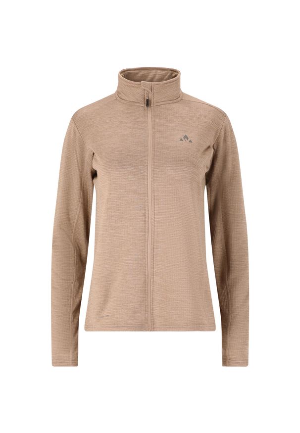 Bluza damska Whistler Juice. Kolor: beżowy. Materiał: dresówka. Sport: turystyka piesza