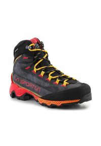 LA SPORTIVA - Buty trekkingowe męskie La Sportiva Aequilibrium Hike Gtx. Kolor: czarny. Materiał: materiał, syntetyk, tkanina. Technologia: Gore-Tex