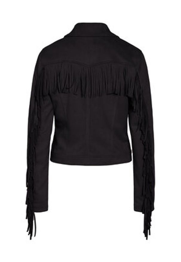 Noisy may - Noisy May Kurtka z imitacji skóry Abby 27033110 Czarny Regular Fit. Kolor: czarny. Materiał: skóra