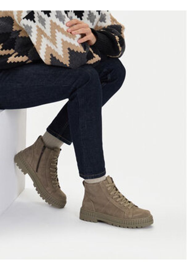 Lasocki Trzewiki CEO-WI23-N-PUSZAN-02 Brązowy. Kolor: brązowy. Materiał: zamsz, skóra