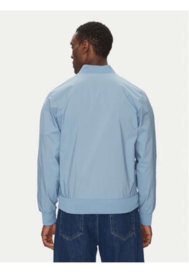 Calvin Klein Kurtka bomber LV040FM512 Błękitny Regular Fit. Kolor: niebieski. Materiał: syntetyk