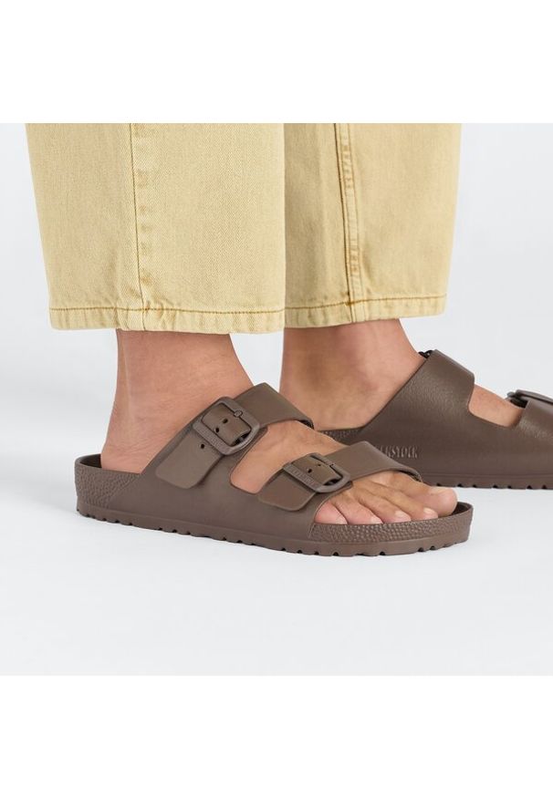 Birkenstock - Klapki męskie BIRKENSTOCK ARIZONA EVA ROAST. Kolor: brązowy