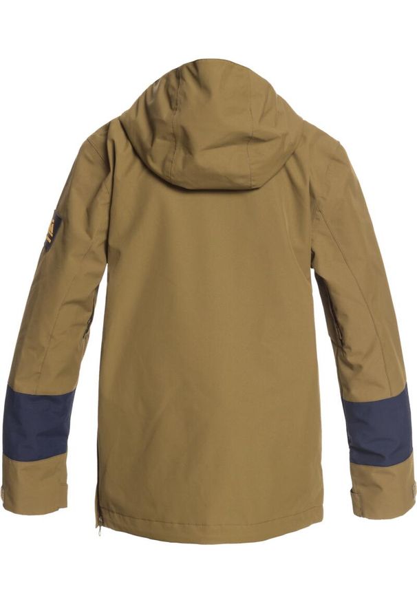 Kurtka narciarska dla dzieci Quiksilver Steeze 10K. Kolor: zielony. Materiał: poliester. Sport: narciarstwo