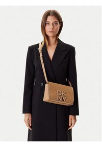 DKNY Torebka R52EMJ40 Brązowy. Kolor: brązowy. Materiał: skórzane #5