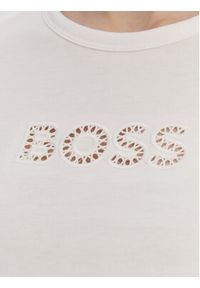 BOSS T-Shirt Eventsa11 50562055 Biały Slim Fit. Kolor: biały. Materiał: bawełna #5