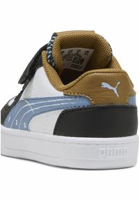 Puma - Sneakersy dla małych dzieci Caven 2.0 Run Fun PUMA Black Cool Blue White. Kolor: czarny, biały, niebieski, wielokolorowy. Sezon: lato. Sport: bieganie
