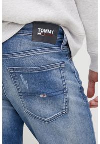 Tommy Jeans Jeansy SCANTON CE331 męskie. Kolor: niebieski