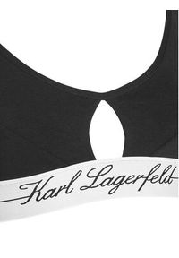 Karl Lagerfeld - KARL LAGERFELD Biustonosz bezfiszbinowy A1W47092 Czarny. Kolor: czarny. Materiał: bawełna #4